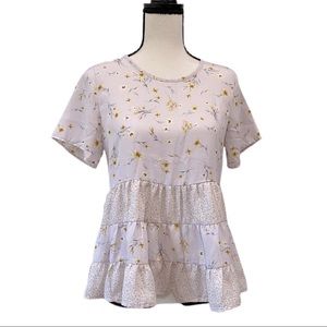 Paper Crane Tiered Blouse